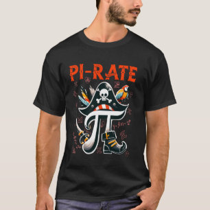 Pi-rates Lam Mathematics skämt pi humor puns Cute T Shirt