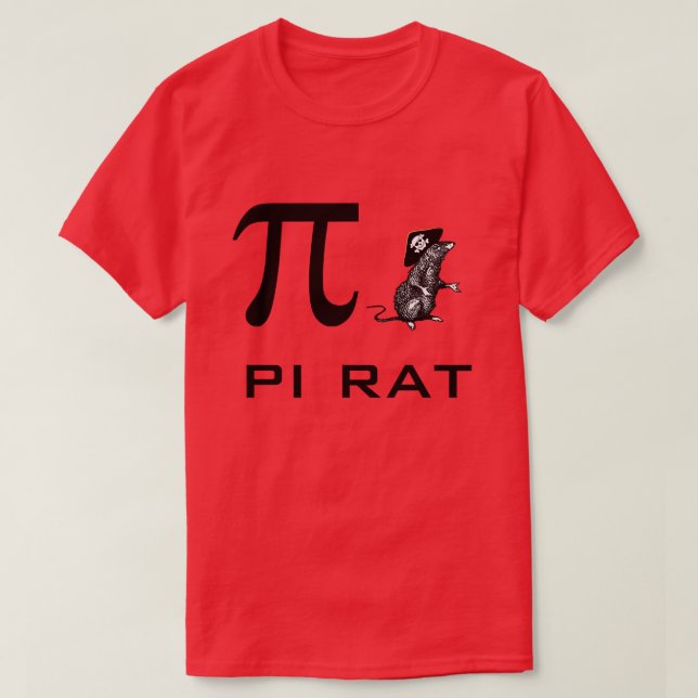 Pi Råtta Tee Shirt (Design framsida)