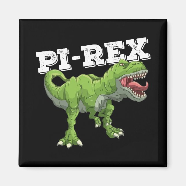 Pi Rex-dagen Dinosaurie Matematik Matematik Magnet (Framsidan)