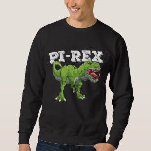 Pi Rex-dagen dinosaurie matte matematik Lång Ärmad Tröja