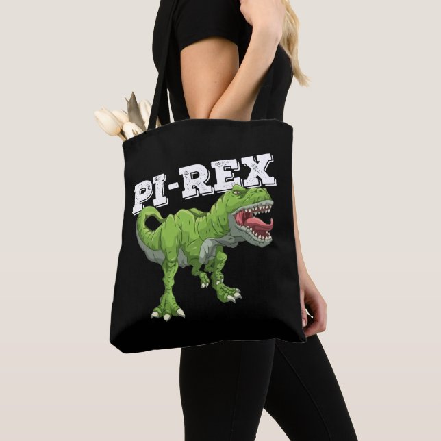 Pi Rex-dagen dinosaurie matte matematik Tygkasse (Närbild)