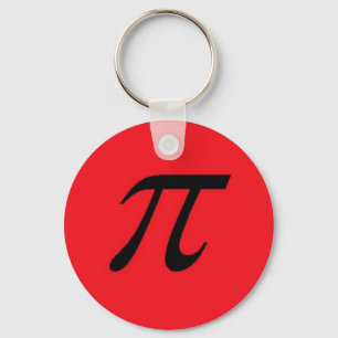 Pi röda Keychain Nyckelring