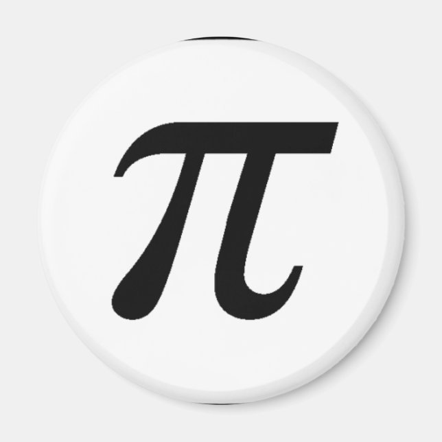 Pi Round Magnet (Framsidan)
