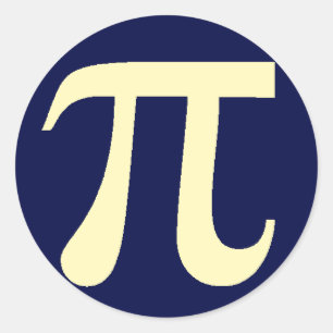 Pi Runt Klistermärke
