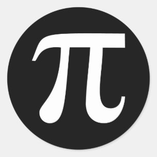 Pi Runt Klistermärke