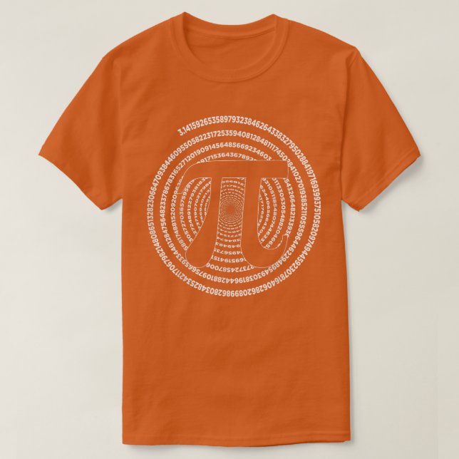 Pi Shirt 3,14 Pi Number Symbol Math Science Pi Day T (Design framsida)