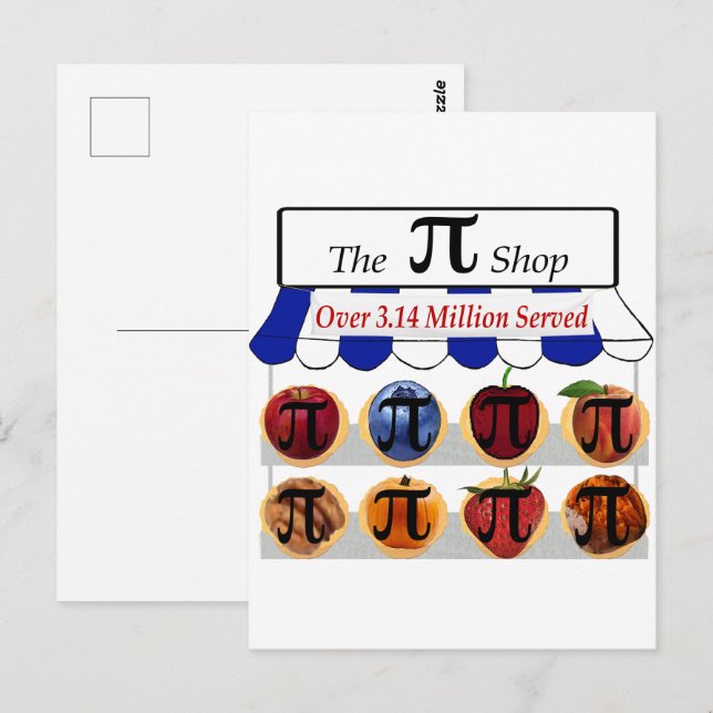 Pi Shop Vykort (Fram/baksida)