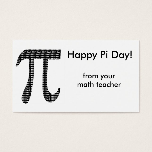 Pi Simple Visitkort (Framsidan)
