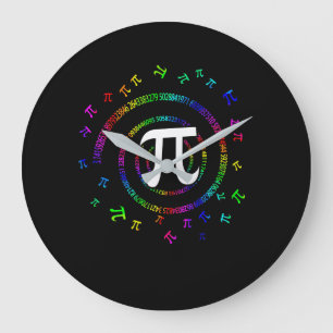 Pi Spiral-Novelty för Pi-dag Stor Klocka