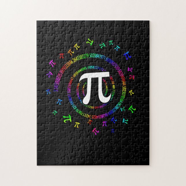 Pi Spiral Novelty Pussel (Vertikal)