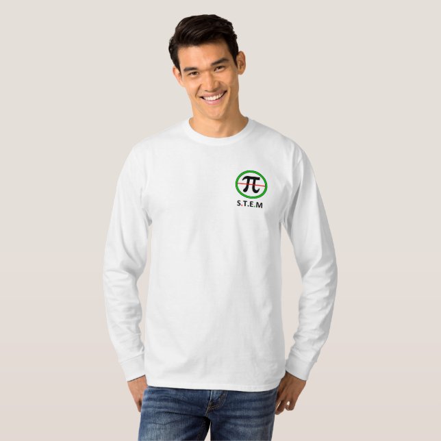 Pi STEM T-Shirt (Hel framsida)