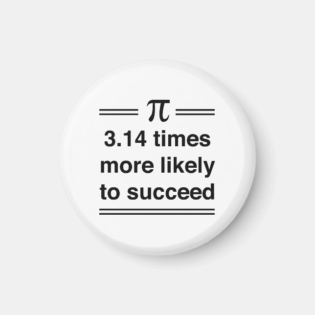Pi Success Magnet (Framsidan)