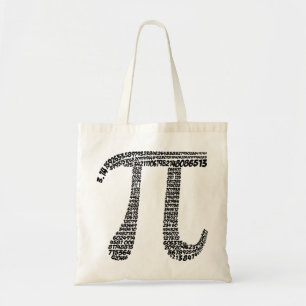 Pi-symbol 3,14 - decimal- 400 värderar tygkasse