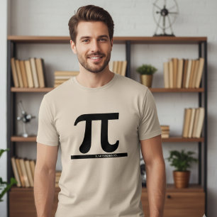 Pi Symbol 3.14 Oändlig Decimal Matematik T-Shirt