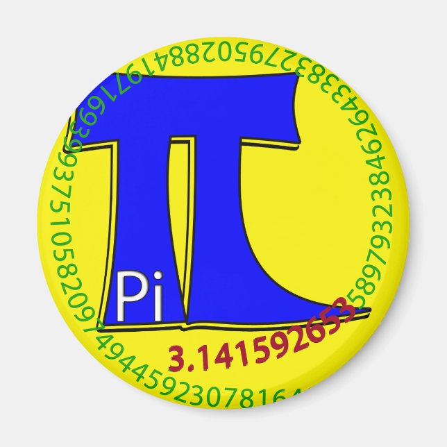 Pi-symbol 3.14 Ultimate Magnet (Framsidan)