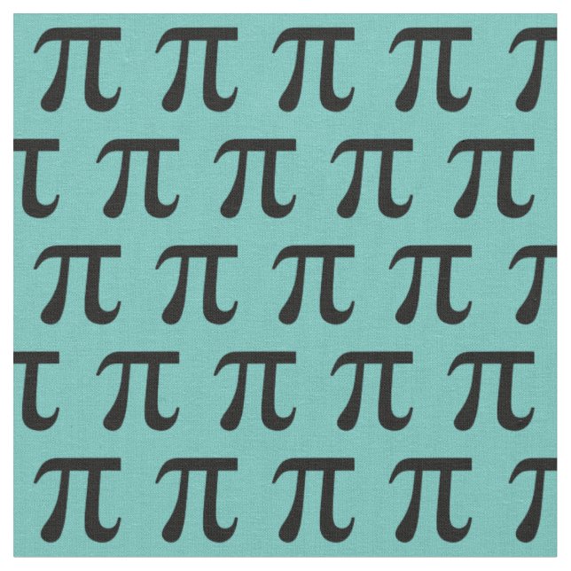 Pi Symbol Cute Math Teacher Tyg (Närbild)