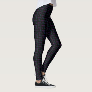 Pi-symbol för övertoning Pi-dag   Lycklig Pi Day Leggings
