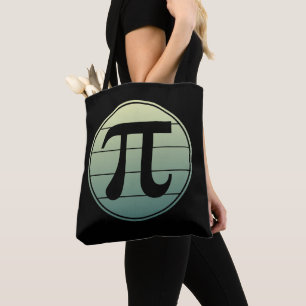Pi-symbol för övertoning Pi-dag Lycklig Pi Day M Tygkasse