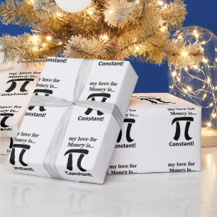 Pi Symbol Funny My Kärlek for Money är Pi Symbol Presentpapper