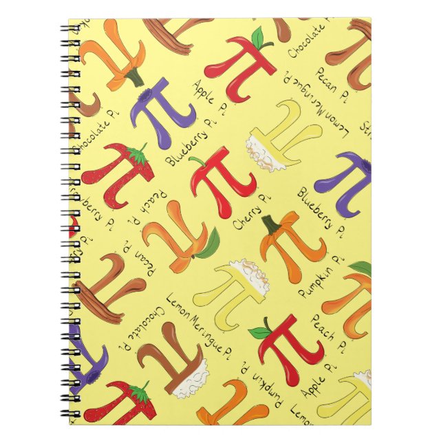 Pi Symbol Meny Söt Matematiklärare Anteckningsbok (Framsidan)