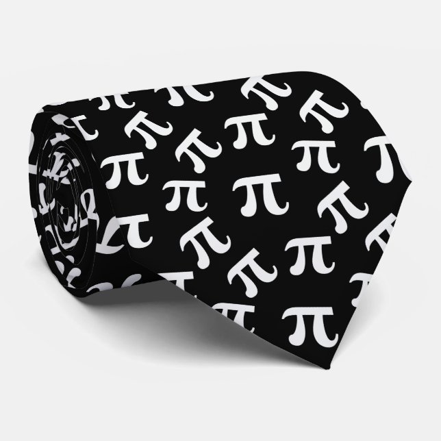 Pi Symbol Mönster Black White Modern Slips (Rullad)