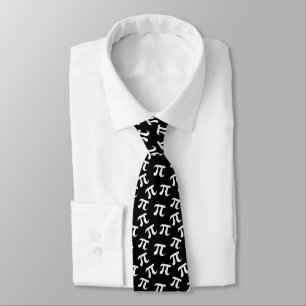 Pi Symbol Mönster Black White Modern Slips