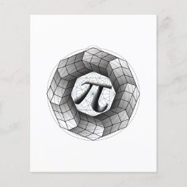 Pi-symbol Optisk Illusion Pappersark åt dig