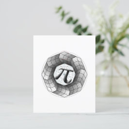 Pi-symbol Optisk Illusion Pappersark åt dig