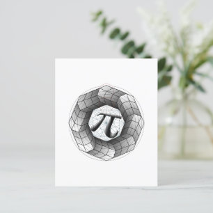 Pi-symbol Optisk Illusion Pappersark åt dig