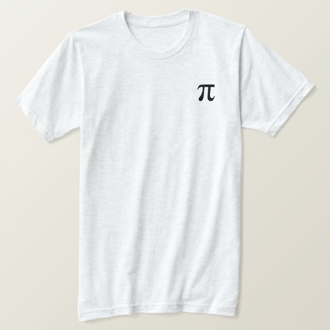 Pi-symbol T-shirt (Design framsida)