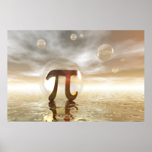 Pi-symbolaffisch Poster