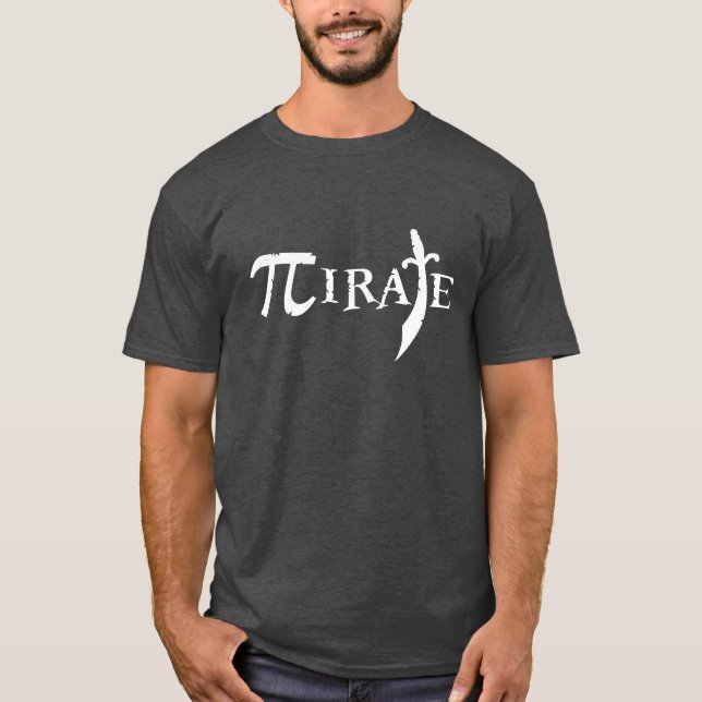 Pi-symbolpirat T Shirt (Framsida)