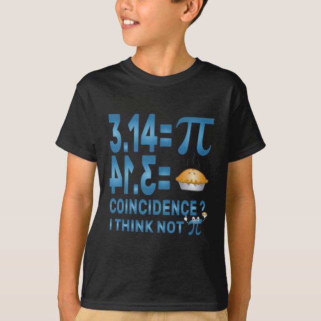 Pi T-Shirt 3,14 = Paj-sammanträffande ? I Tänka No (Framsida)
