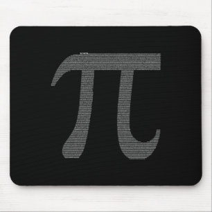 Pi-tecken med 10 musmatta