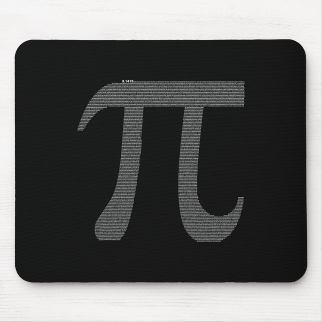 Pi-tecken med 10 musmatta (Framsidan)