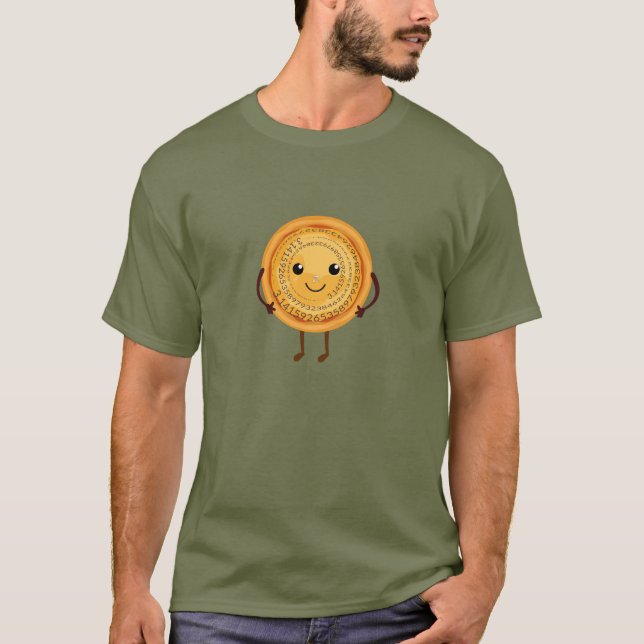 Pi, Tecknad Paj T Shirt (Framsida)