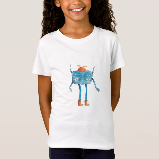 Pi the Little Alien T Shirt (Framsida)