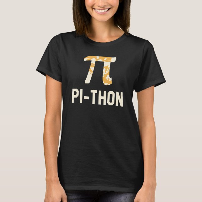 Pi Thon Boll Python Pythons Snake Reptile 1 T Shirt (Framsida)