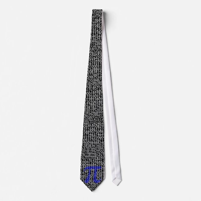 Pi Tie - En 3,14 slips (Framsida)