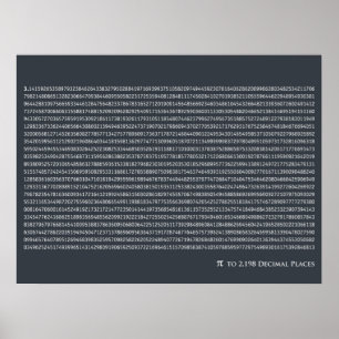 Pi till 2 198 decimaler ställe poster