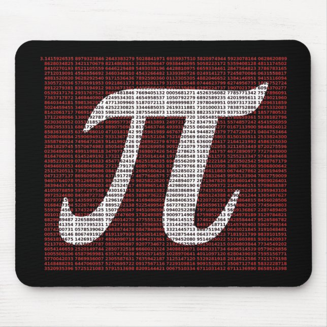 Pi till 3500 musmatta (Framsidan)