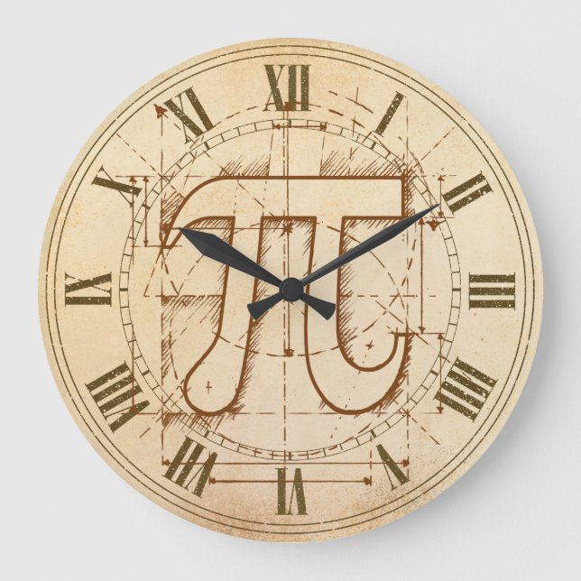 Pi Time Stor Klocka (Framsida)