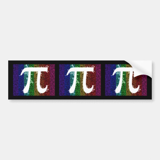 Pi undertecknar elkraft bildekal (Framsidan)