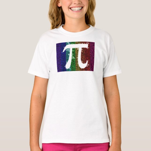 Pi undertecknar elkraft t shirt (Framsida)