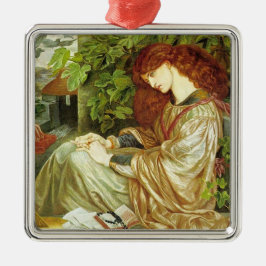 Pia De'Tolomei (vacker italiensk kvinna) Julgransprydnad Metall