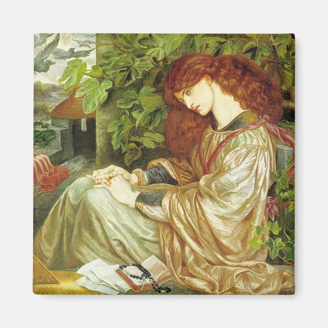 Pia De'Tolomei (vacker italiensk kvinna) Magnet (Framsidan)