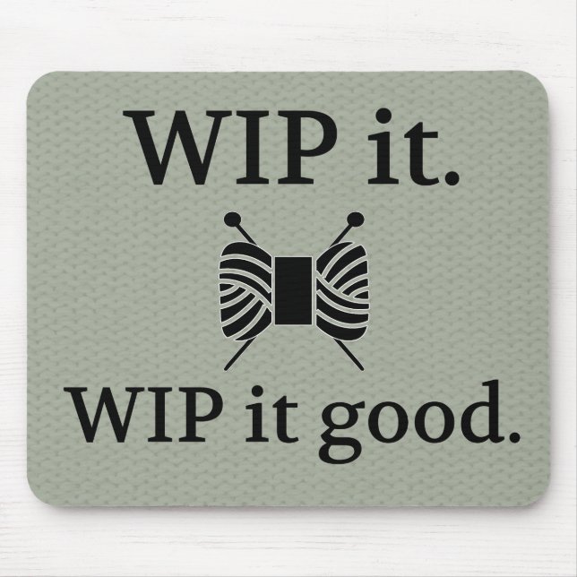 PIA IT Bra Knitting Texturerade hantverksföretag Musmatta (Framsidan)