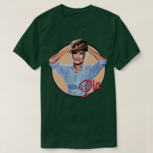 Pia Zadora T Shirt (Design framsida)