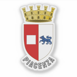 Piacenzas stadsvapen, Italien Klistermärken