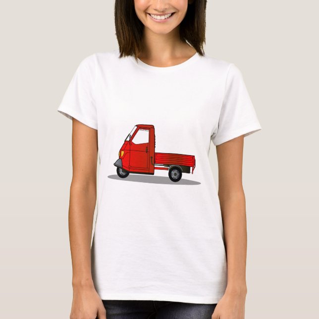Piaggio Ape Womens T-Shirt (Framsida)